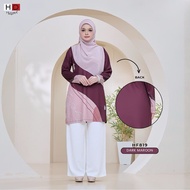 Tshirt Muslimah Jersey Safirra | Humaira Design | Jersey muslimah | Baju muslimah Jersey