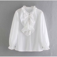 Nabel top blouse white (aileen)