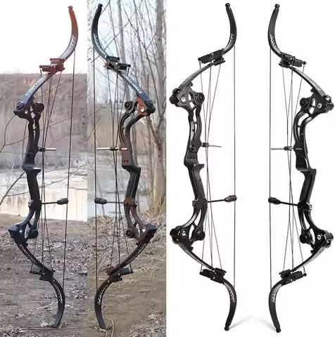Recurve Bow American Hunting Bow 320FPS Draw Weight 30-55lbs Adjustable Recover Bow Right Hand for A