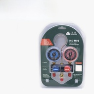 เครื่องวัดความดันของสารทำความเย็นสำหรับรถยนต์ Hongsen อุปกรณ์เพิ่มฟลูออร์ R410A R134a R32 วัสดุอื่นๆ