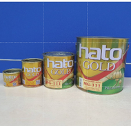 HATO สีทองอะครีลิค สีน้ำมันอะครีลิค ทองอร่าม Mg-111 Hato ฮาโต้ ทาเหล็ก ทาไม้ สีทอง ทาปูน ทากรอบรูป