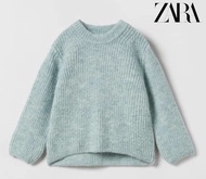 Zara เสื้อกันหนาวเด็ก เสื้อไหมพรมสเวตเตอร์เด็ก แบรนด์แท้ มือ 1 พร้อมส่ง