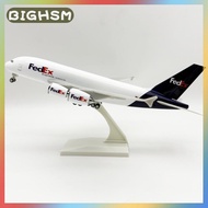 BIGHSM ชุดเครื่องบิน1 240 A380 30ซม. 1ชุดโมเดลเครื่องบินเรซินเครื่องบินสะสมอุปกรณ์ตกแต่งห้องโมเดลเคร