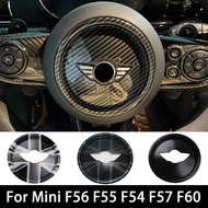 For Mini F56 F60 Countryman Steering Wheel Panel Button Cover Styling Sticker For Mini Cooper F54 F5