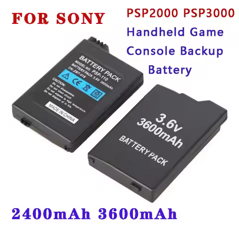 Rechargeable Lithium Battery for Sony Handheld Game Console, for SONY PSP-2000 PSP-3000 Replacement 