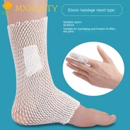 MXMUSTY Elastic Net Tubular Bandage, Elastic Retainer Mesh Bandage, Tubing Tubular Gauze Fix White Spandex Polyester Wrist/Elbow/Knee/Ankle