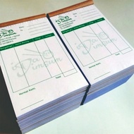Nota Custom nama sendiri 2Ply U.1/4 Folio Nota bon kontan Nota Laundry Nota Bengkel Nota nama toko s
