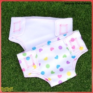 6 Pcs Newborn Outfit Reborn Doll Accessories Pretend Baby Clothes Diapers Underwear Dress 15.50X10.0