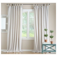 1 canvas curtain, decorative curtain, 50% light blocking curtain, light blocking curtain