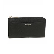 Kate Spade L-shaped Zipper Long Wallet Leather Black WLRU5361