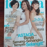 Majalah Femina Langka Edisi 22 &amp; 23 Mei 2010. Cover AB3