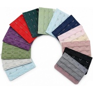 Women's Multicolor Bra Straps - 4 Hooks, 3 Rows Spacing, Set of 15 | U2I4