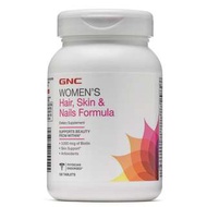 旺角門市 🌳💥GNC - women’s Hair, Skin & Nails formula (120粒) 膠原蛋白頭髮指甲皮膚 Burn 60 cla pm q10