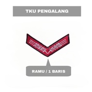 Badge / Bet / Emblem BordirTingkat Pramuka Ramu Rakit Terap - Rakit