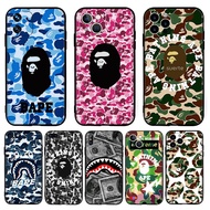 for iPhone 5 5s SE 6 6s 6 7 8 Plus SE X XR XS 17 Air Pro Max Stylish Camouflage TPU black soft silic