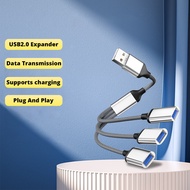 USB2.0 Expander 3 in 1 USB OTG Splitter Male to 3 Female USB2.0 Multi USB Hub Multiport Split Adapte