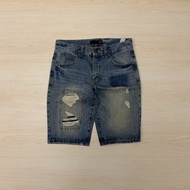 guess ripped jeans short celana pendek pria wanita original washed ukuran M 30 31