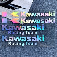 1 ชุด KAWASAKI รถจักรยานยนต์สติกเกอร์กระจกหน้ารถด้านข้างตกแต่งสะท้อนแสงสำหรับ KAWASAKI Ninja Z400 Z650 Z900 H2 250 ZX-4R 6R 10R 14R 25R