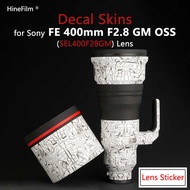 FE400 F2.8 GM Lens Decal Skins SEL400F28GM Lens Skin for Sony FE 400mm f/2.8 GM OSS Lens Protector S