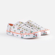 Keds×Rifle Paper joint summer new leather print casual shoes white shoes lace-up women's shoes good