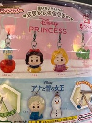 迪士尼公主 雨傘記認掛飾 日本 扭蛋 Disney Princess Umbrella Accessories Rapunzel Olaf Snow White