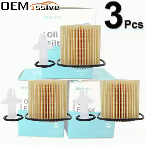 3X Oil Filter For Toyota Urban Cruiser XP110 2009-2014 Yaris 1ND-TV 1.4L 1364CC Engine 2010 2011 201