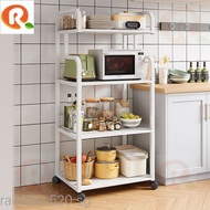 Kitchen storage rack floor-type multi-layer microwave oven rack storage rack movable oven pot rack shelf storage rack