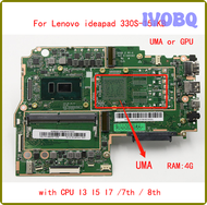 IVOBQ For Lenovo ideapad 330S-15iKB laptop motherboard Model Number CPU I3 I5 I7 /7th / 8th RAM 4G +GPU RX535/R540 100% test work VIPIE