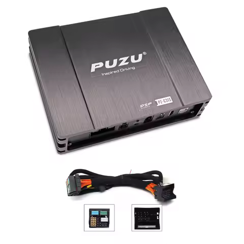 PUZU PZ-C31S Iso Wiring Harness Cable Car Dsp Amplifier 6x150w Support Pc Tool 31 Eq App Bluetooth 4
