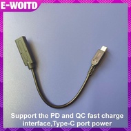 E-WOITD 1Pcs Type C To For NDSI 3DS 2DS XL/LL New 3DSXL/3DSLL 2dsxl 2dsll Game Power Line USB C Char