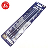 M&G Sketch Pencil / Graphic Pencil Set of 4 (2H, 2B, 6B, 14B)