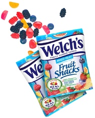 United States Welch's fruit mixed taste pure fruit juice QQ fudge 22.7g bagged candy single package.
