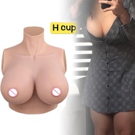 Eyung H Cup Silicone Breast Forms Fake Tits Enhancer For Crossdresser Drag Queen Fake Boobs Tits Bre