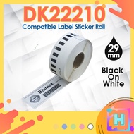 29mm Dk22210 compatible dk roll tape Label Printer QL700 QL800 QL820NWB Tape Sticker Dk 22210 Dk-222
