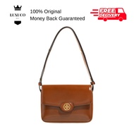 [Luxuco] Preorder Tory Burch Robinson Spazzolato Convertible Shoulder Bag Women Handbag Brown