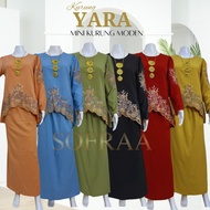 YARA Mini Kurung Moden.Embroidery Mini Kurung Moden.Kurung Moden Sulam.Baju Kurung Moden Raya.Kebaya Sulam Exclusive