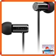 final E500 In-Ear Headphones [Recommended for VR Binaural ASMR 360 Audio] - Black