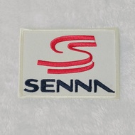 Iron-on Patch Ayrton Senna Iron on team Mclaren Formula 1 One Clothing Decoration Sticker