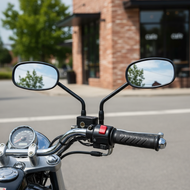 Harley 883 Davidson motorcycle side mirror retro rearview mirror modification