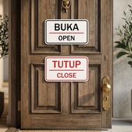 2mm Acrylic Open and Close Sign - Open and Close Door Sign with Modern and Practical Design