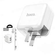 Cốc Sạc Nhanh Hoco C54 2A 2 Cổng USB Đầu Sạc Gấp Gọn 90 Độ