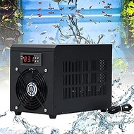 Water Chiller Cooling System, Aquarium Water Chiller, Fish Tank Water Cooler Quiet, Automatic Constant Temperature Function, Can Adjust 10-40 Degrees Celsius, for Small Hydroponic Systems
