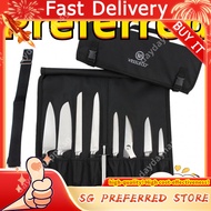 WESSLECO Chef Knife Bag Oxford Cloth Chef Travel Bag Pouch Storage Organizer Holder DMHW