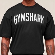 [100% Original] Gymshark Worn Graphic Oversized Tee Black XL