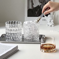 Ins Glass Wine Glass Whiskey Champagne Glass Iced Beer Glass Ice Grain Ice Cube Small Ice Bucket