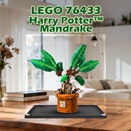 Display Box & Storage Organizer Transparent 透明收纳盒 untuk Figure Labubu LEGO 76433 Mandrake