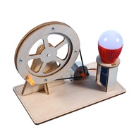 Mainan Generator Kayu Mainan Generator Bohlam DIY Wooden Bulb Generator Assembled Toys Mainan Rak