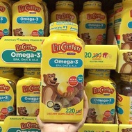 🇺🇸美國L'il Critters麗貴OMEGA-3魚油小熊🐻軟糖 DHA魚油小熊軟糖～