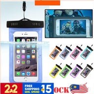 ReadyStock⭐️Universal Smartphone Waterproof Bag IPX8 Waterproof Phone Case