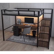 Loft bed /loft bed customize /single /super single/queen/king size loft bed